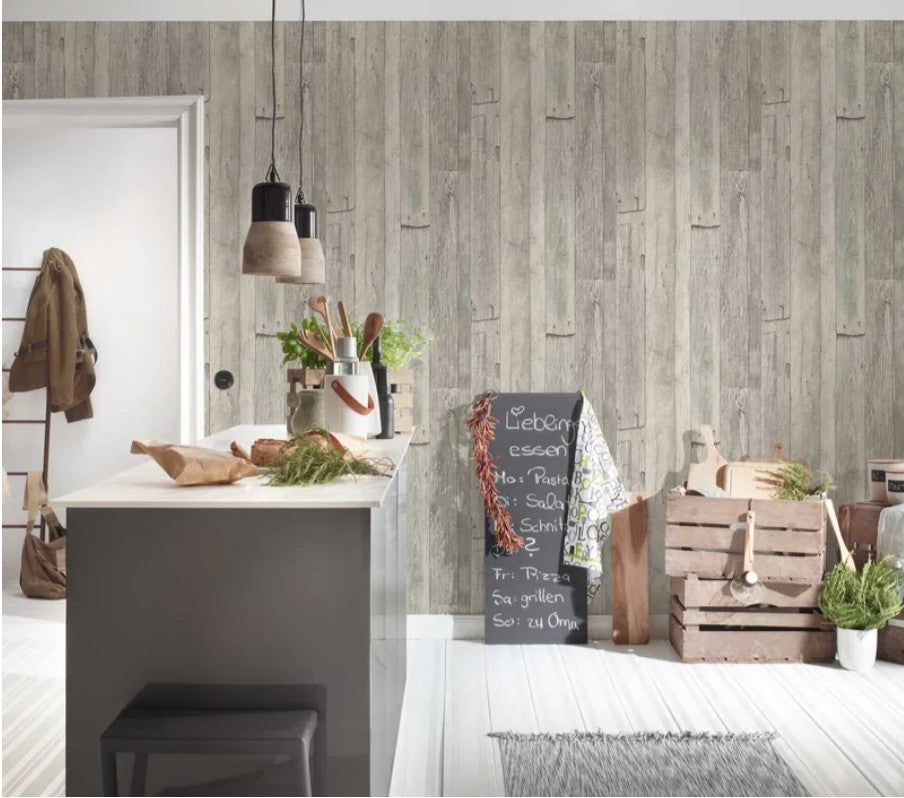 Hochwertige Tapete aus der Kollektion Elements II in Grau